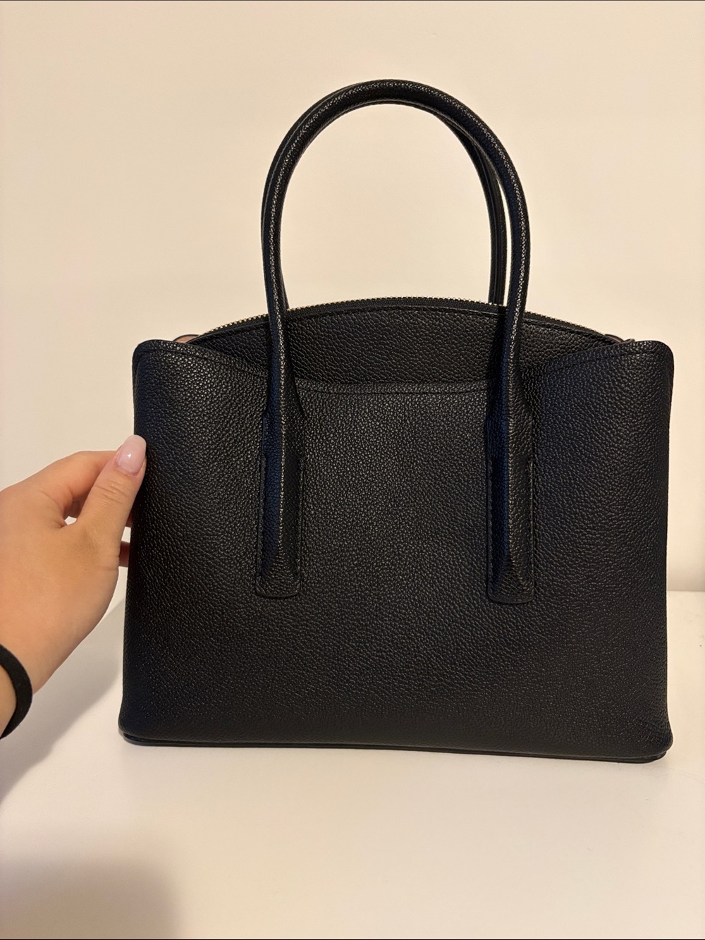 Kate Spade Margaux Spade Stud Medium Satchel Black PXRUA228 - Picture 8 of 9